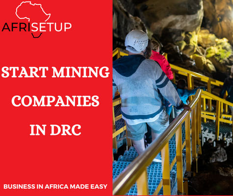 Start mining companies in DRC